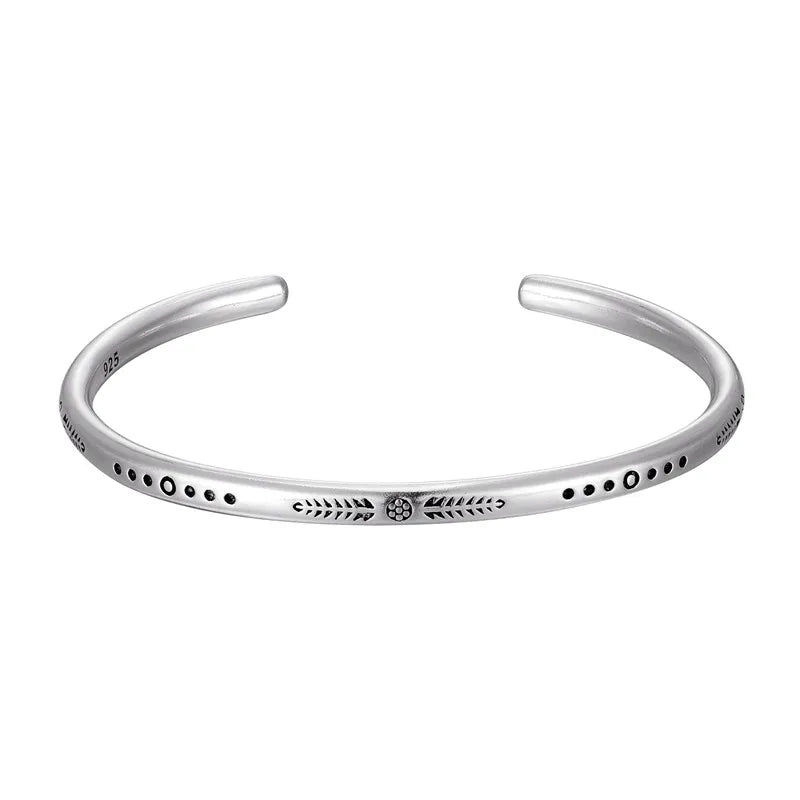 925 Silver Plated Bracelet Three Piece Bracelet Stack