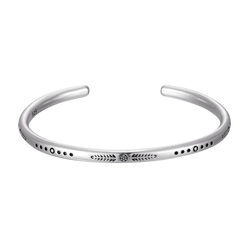 925 Silver Plated Bracelet Three Piece Bracelet Stack