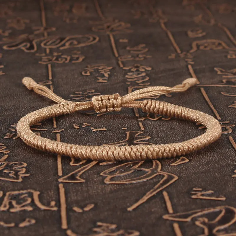 Buddhism Adjustable Lucky Bracelet Suitable for Daily Wear