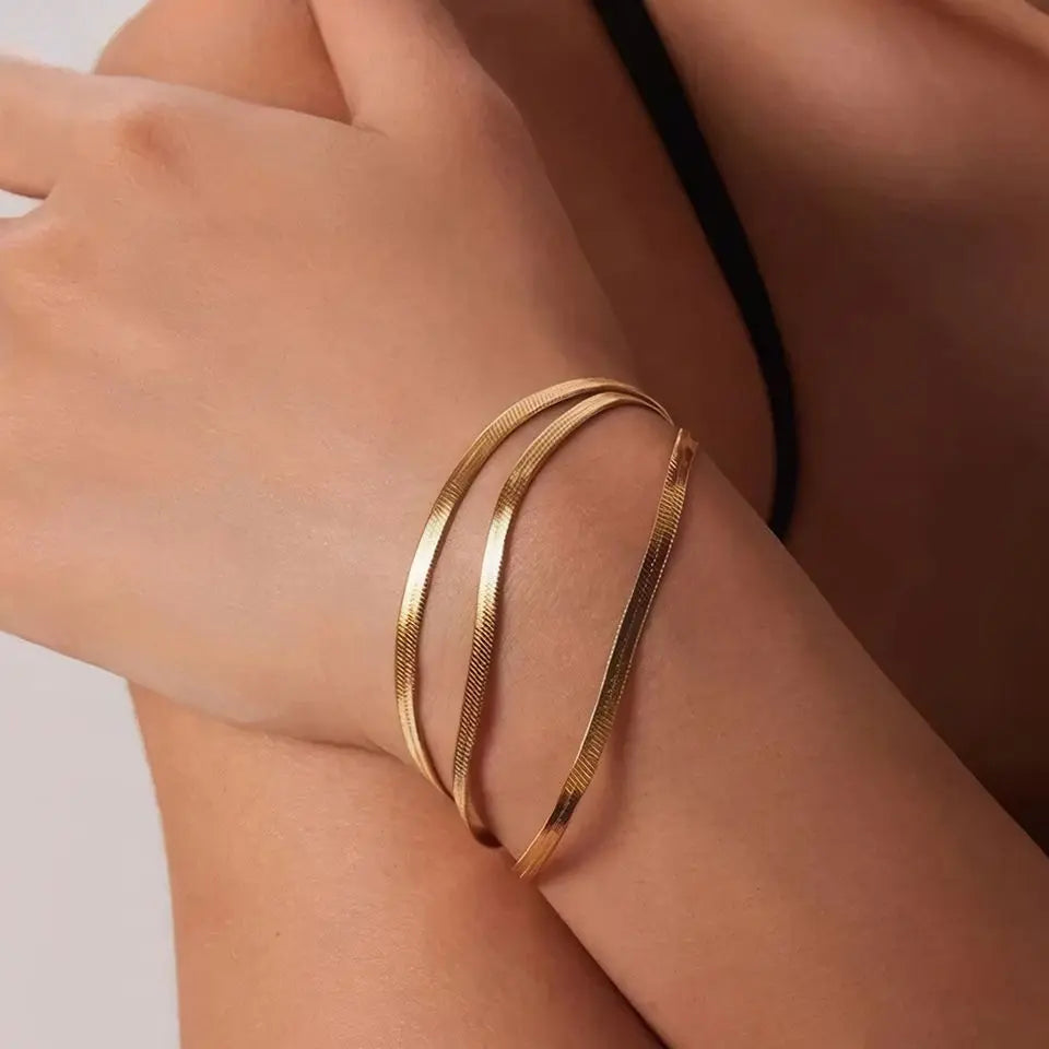 Snake Chain Bracelet Stainless Steel Chain Bracelet