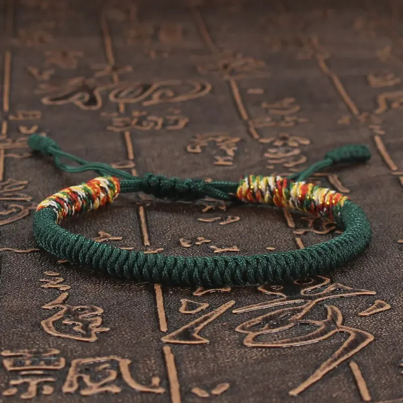Buddhist Lucky Bracelet Unisex Braided Woven Bracelet