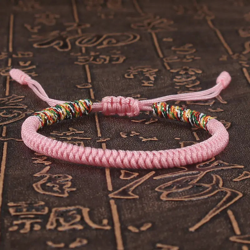 Buddhist Lucky Bracelet Unisex Braided Woven Bracelet
