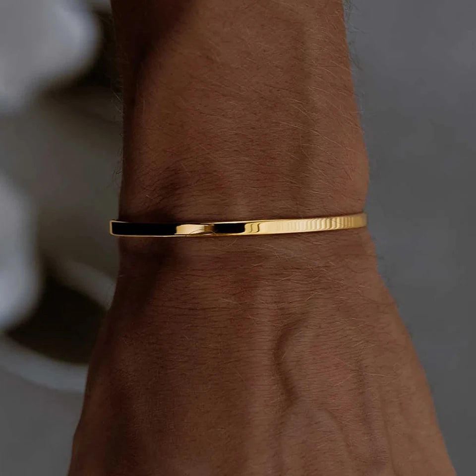 Minimalist Men's Classic Stainless Steel Bracelet