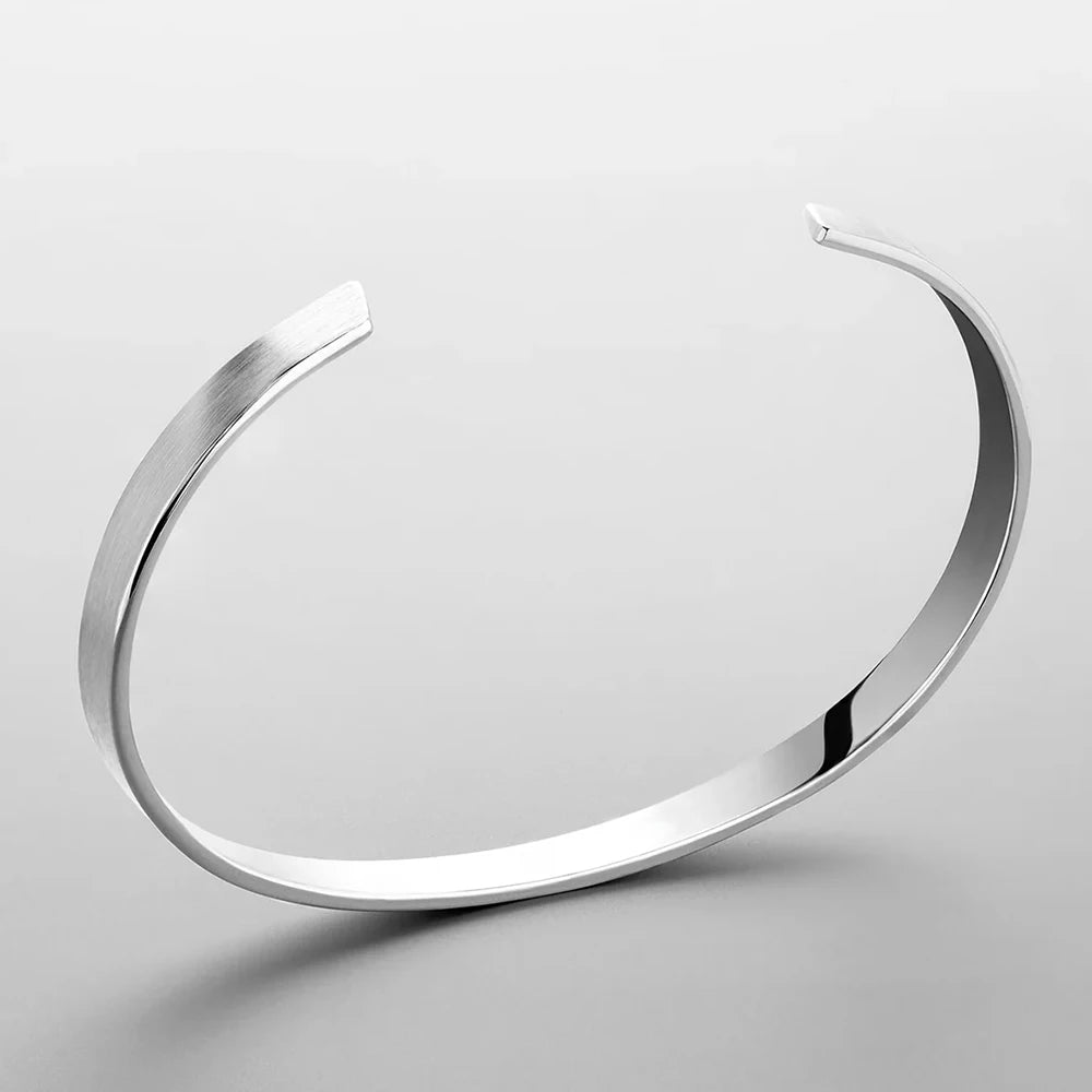 Minimalist Men's Classic Stainless Steel Bracelet