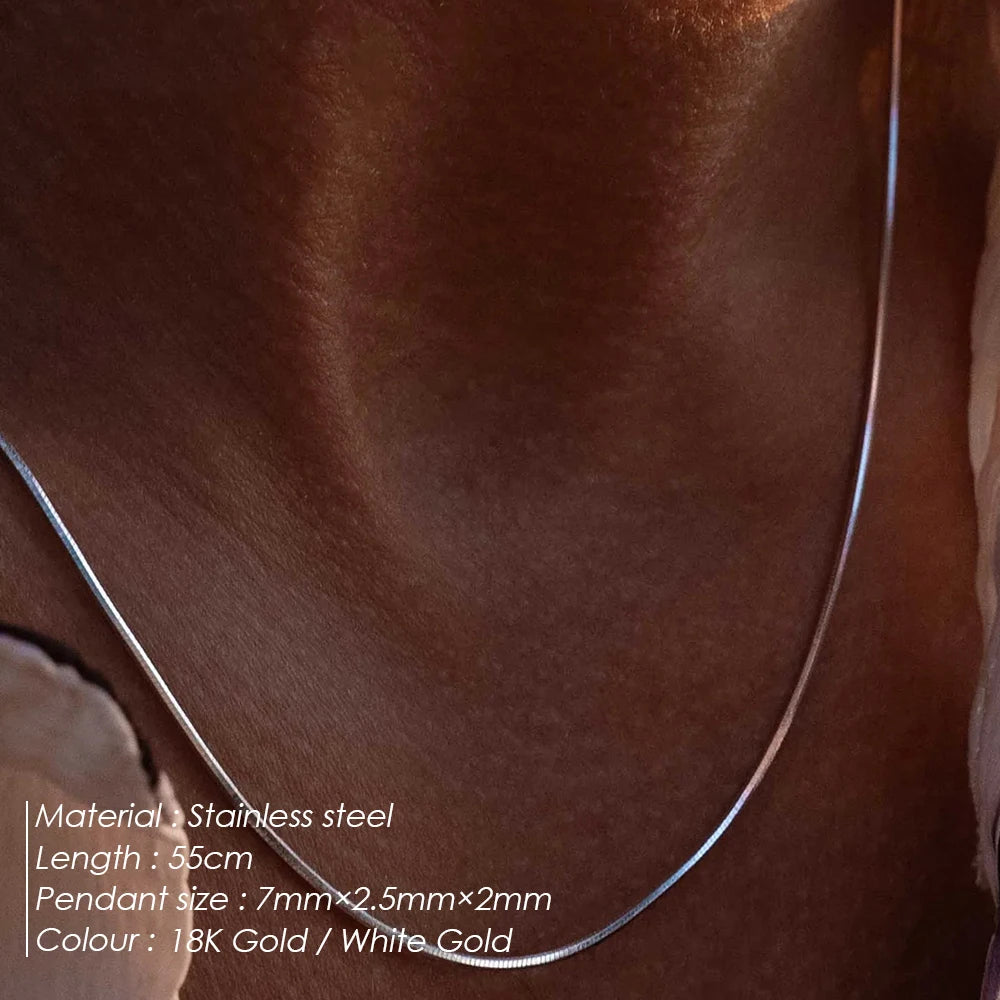 Stainless Steel Gold-Plated Necklace