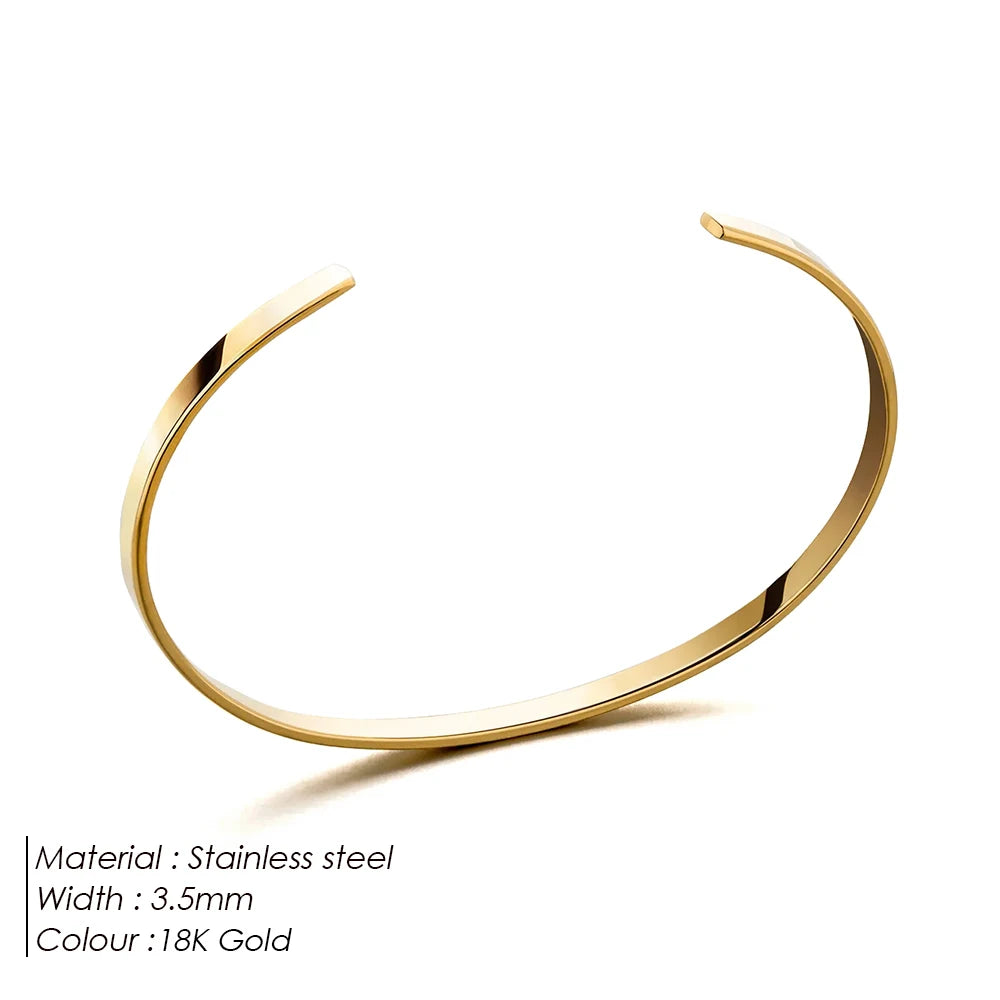 Minimalist Men's Classic Stainless Steel Bracelet