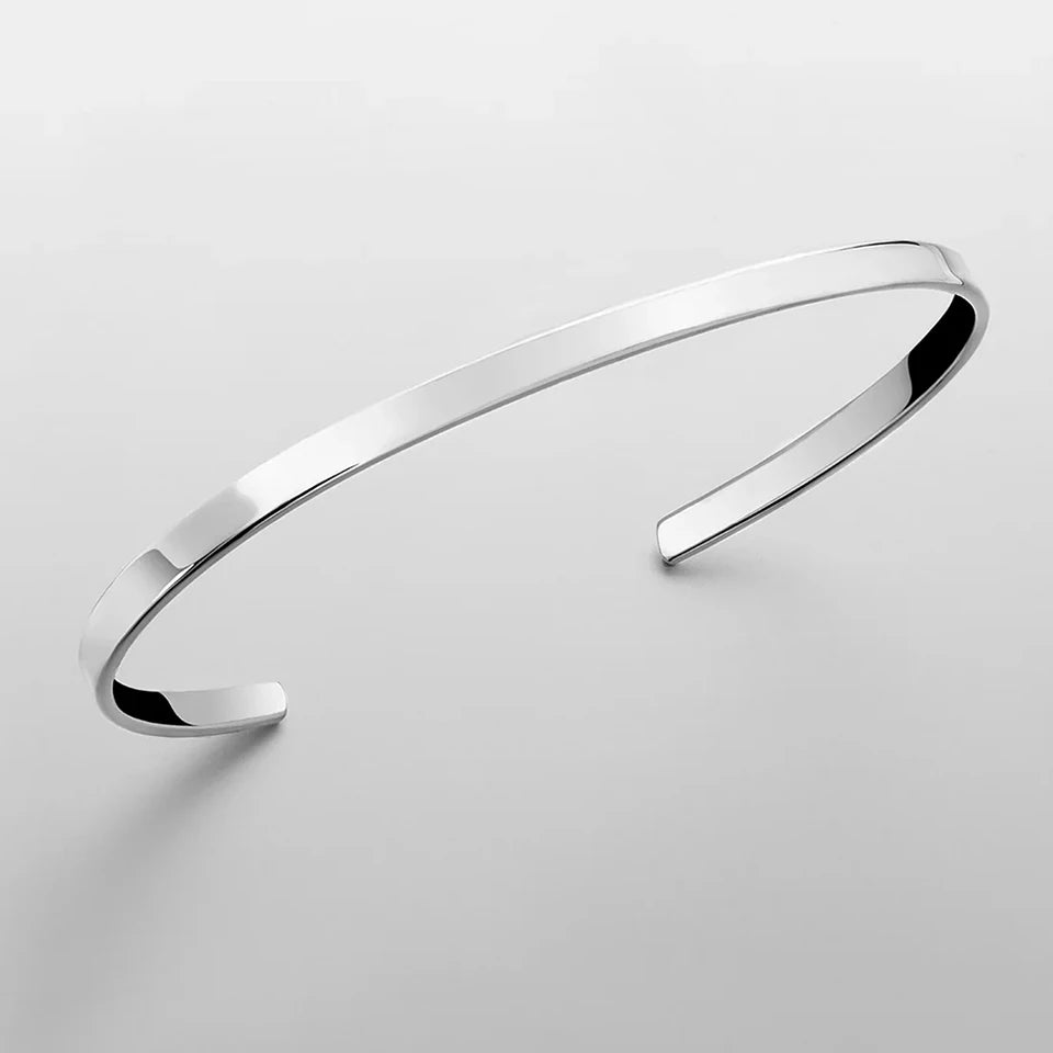 Minimalist Men's Classic Stainless Steel Bracelet