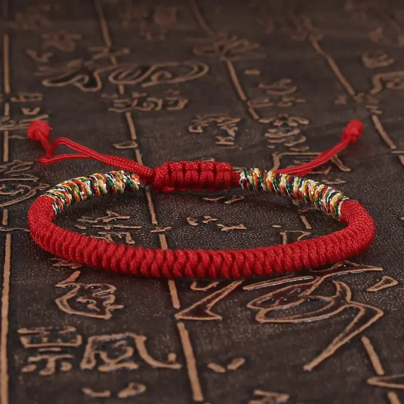 Buddhist Lucky Bracelet Unisex Braided Woven Bracelet