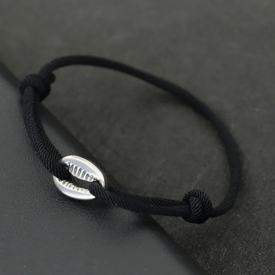 Handwoven Bracelet Men Adjustable Shell Bracelet