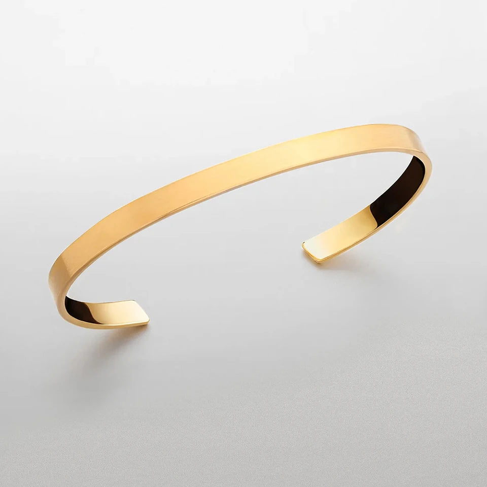 Minimalist Men's Classic Stainless Steel Bracelet