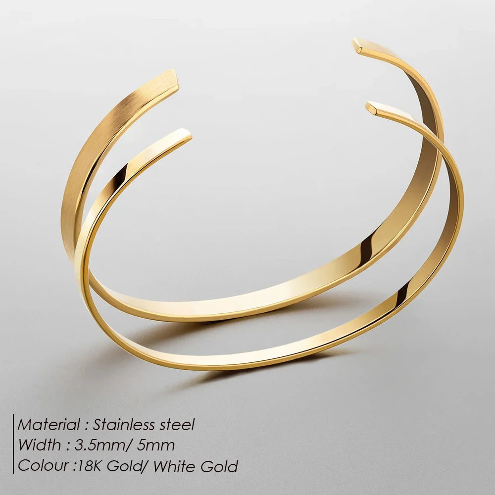 Minimalist Men's Classic Stainless Steel Bracelet