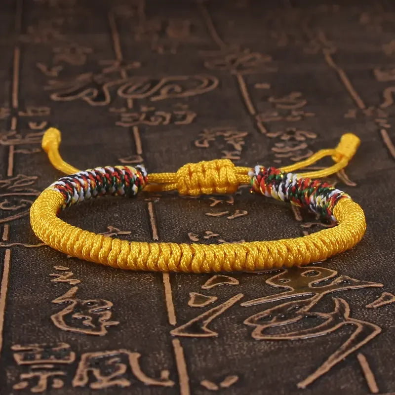 Buddhist Lucky Bracelet Unisex Braided Woven Bracelet
