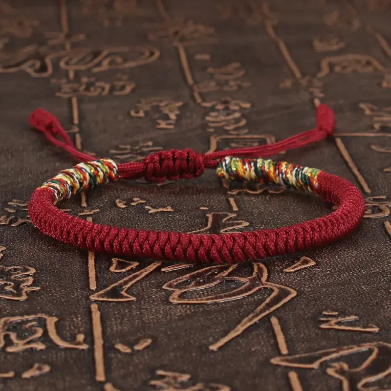 Buddhist Lucky Bracelet Unisex Braided Woven Bracelet