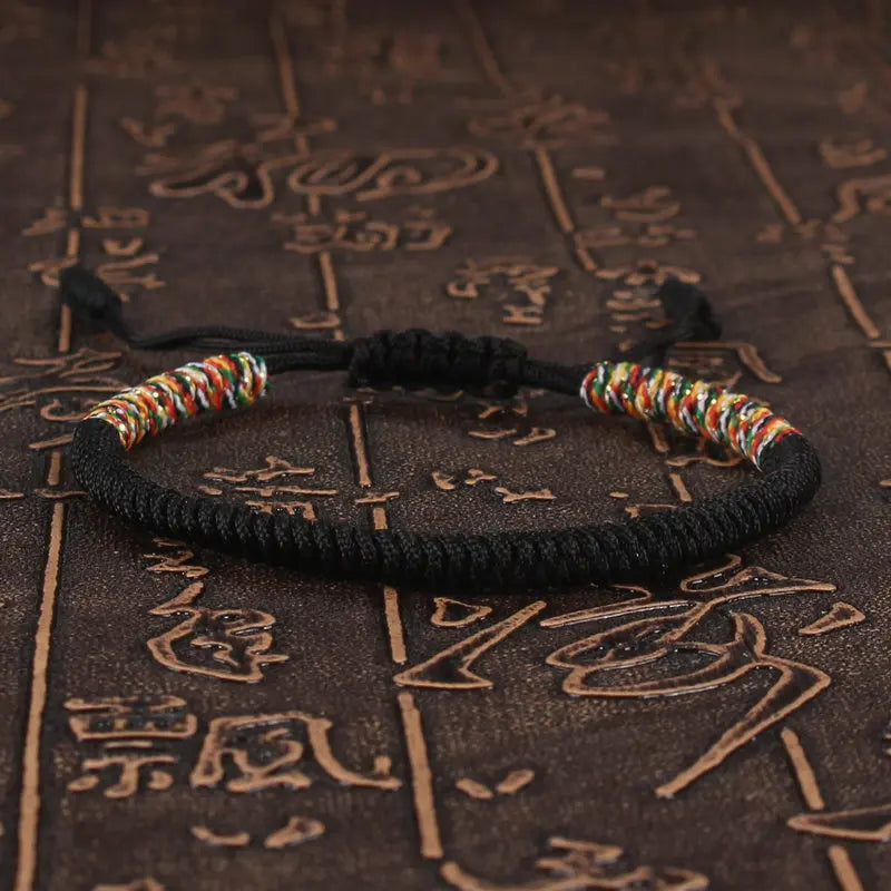 Buddhist Lucky Bracelet Unisex Braided Woven Bracelet