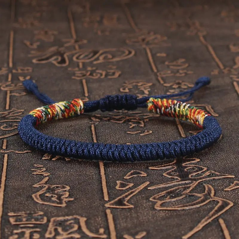 Buddhist Lucky Bracelet Unisex Braided Woven Bracelet