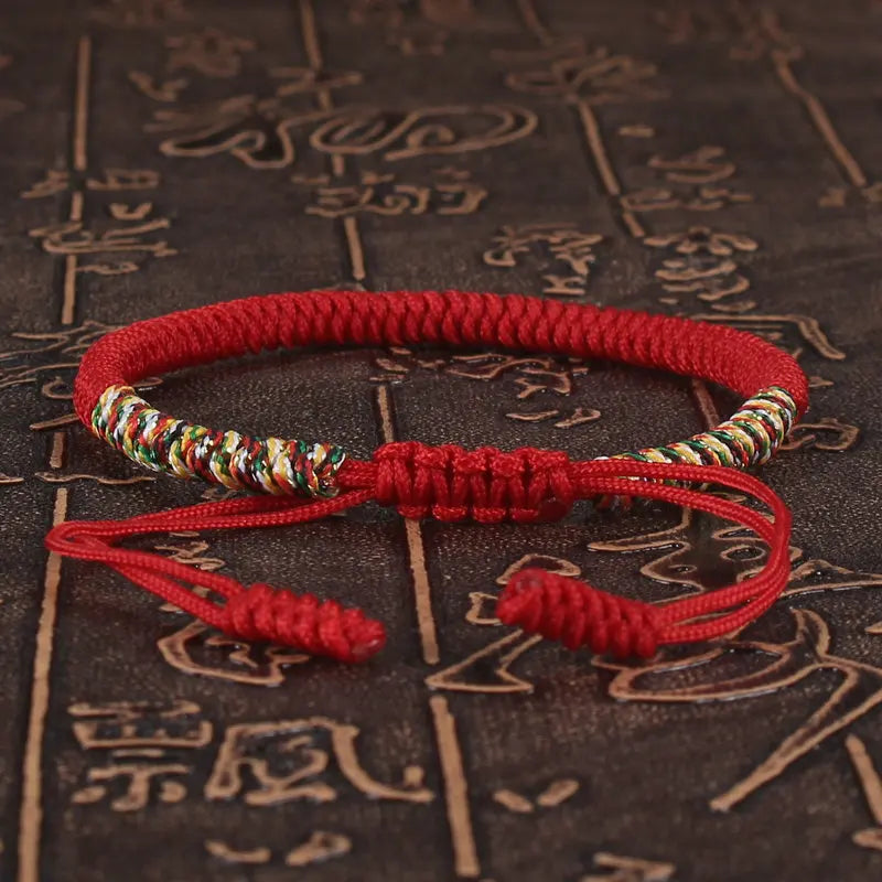 Buddhist Lucky Bracelet Unisex Braided Woven Bracelet