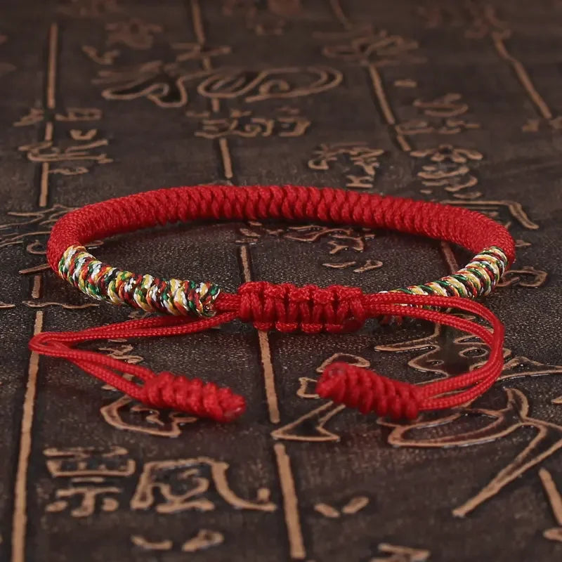 Buddhist Lucky Bracelet Unisex Braided Woven Bracelet