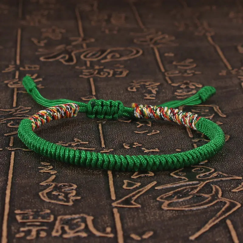 Buddhist Lucky Bracelet Unisex Braided Woven Bracelet