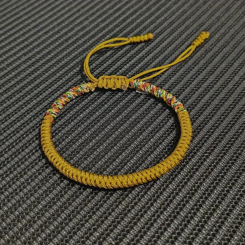 Buddhist Lucky Bracelet Unisex Braided Woven Bracelet