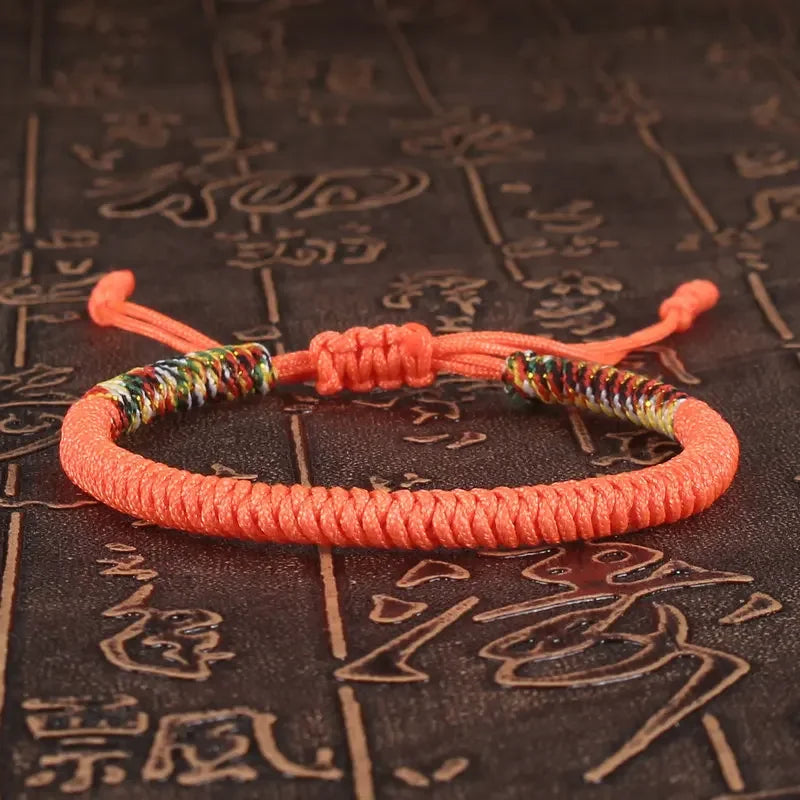 Buddhist Lucky Bracelet Unisex Braided Woven Bracelet
