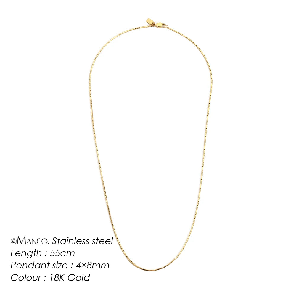 Wire Chain Necklace